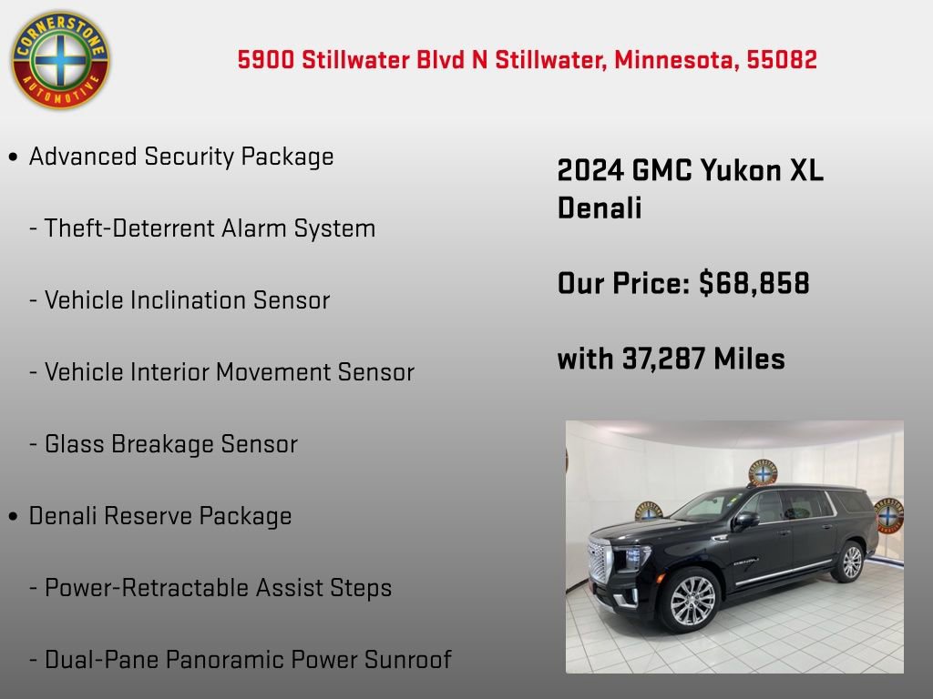 Used 2024 GMC Yukon XL Denali w/ Denali Reserve Package AWD/4WD image 10