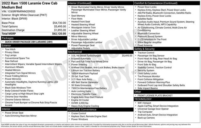 Certified 2022 RAM 1500 Laramie AWD/4WD video 2