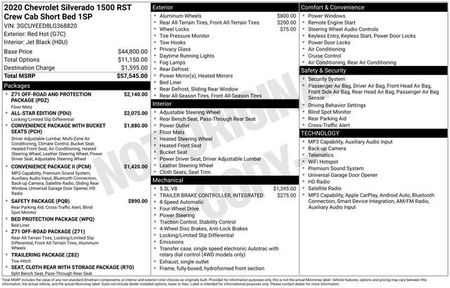 Used 2020 Chevrolet Silverado 1500 RST AWD/4WD image 23