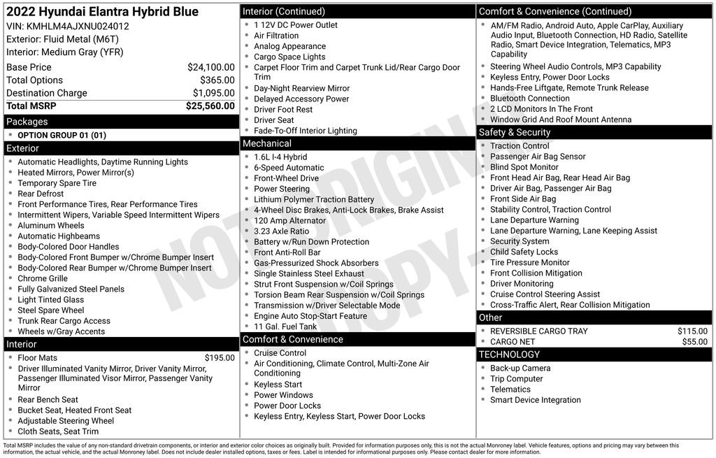 Used 2022 Hyundai Elantra Blue image 7