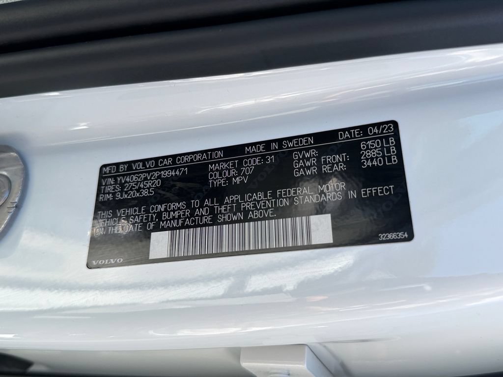 Certified 2023 Volvo XC90 B6 Core w/ Climate Package AWD/4WD image 30