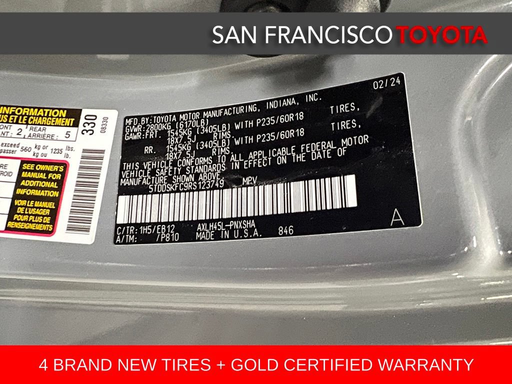 Certified 2024 Toyota Sienna XSE w/ XSE Plus Package AWD/4WD image 43