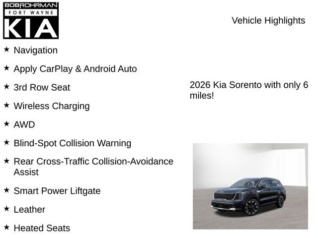 New 2026 Kia Sorento EX image 7