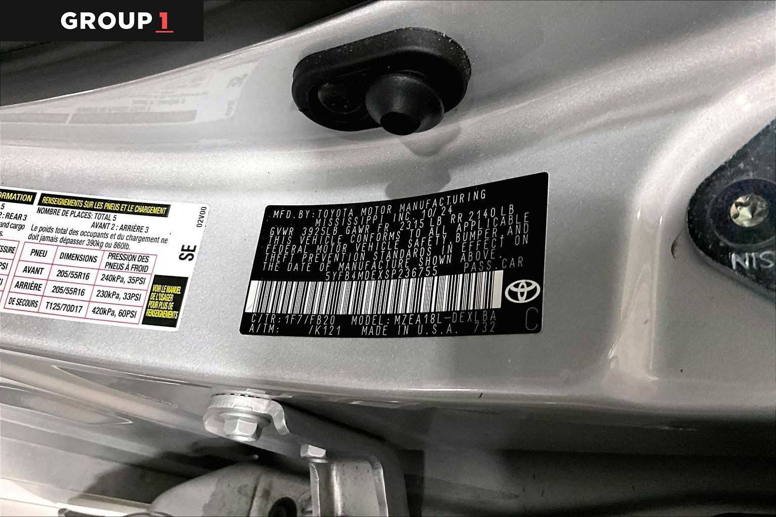 Certified 2025 Toyota Corolla LE FWD image 37