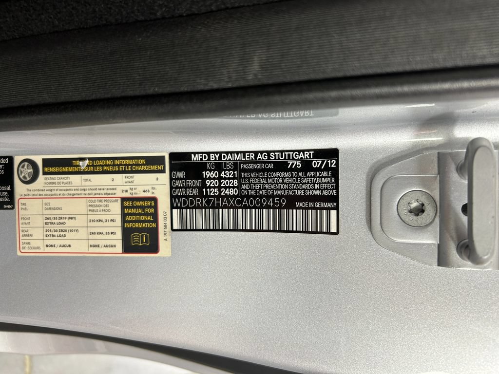 Used 2012 Mercedes-Benz SLS AMG Roadster image 31