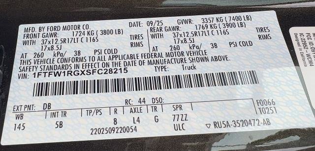 New 2025 Ford F150 Raptor AWD/4WD image 31