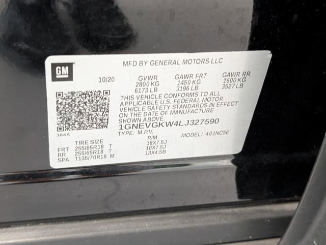 Certified 2020 Chevrolet Traverse LT w/ Driver Confidence II Package image 20