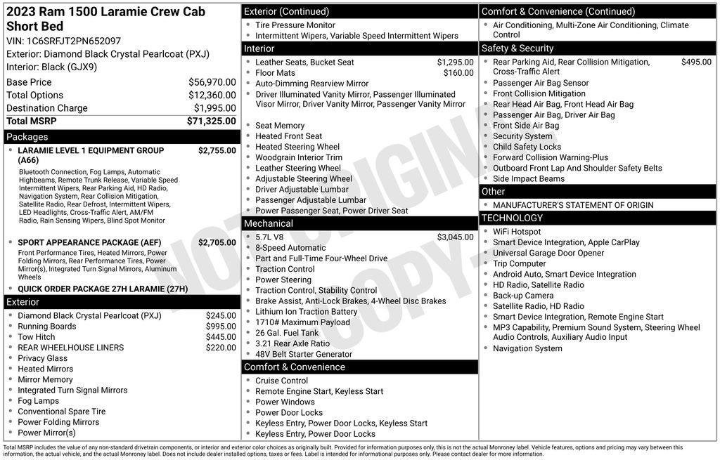 Used 2023 RAM 1500 Laramie AWD/4WD image 20