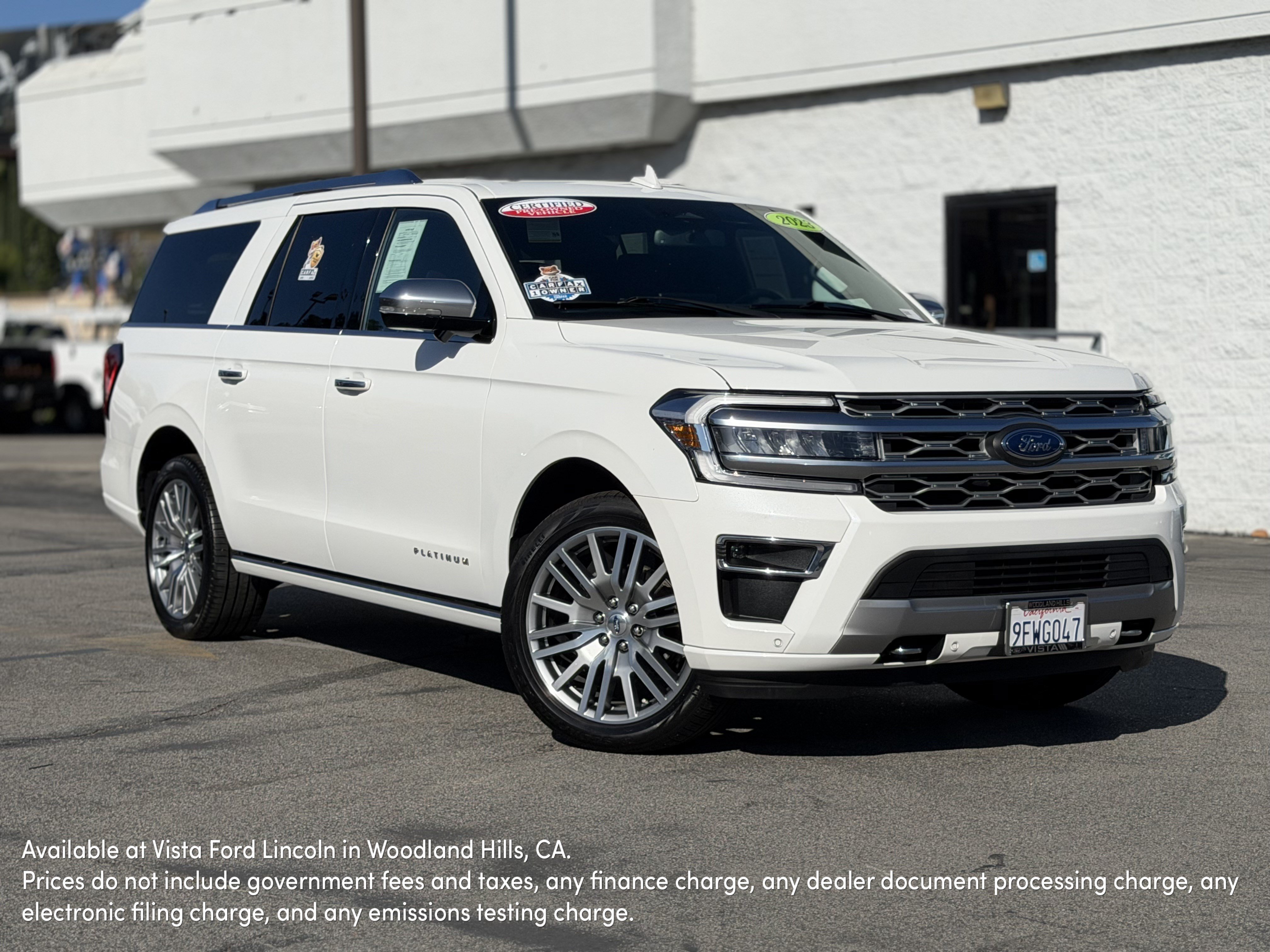 Certified 2023 Ford Expedition Max Platinum AWD/4WD image 1