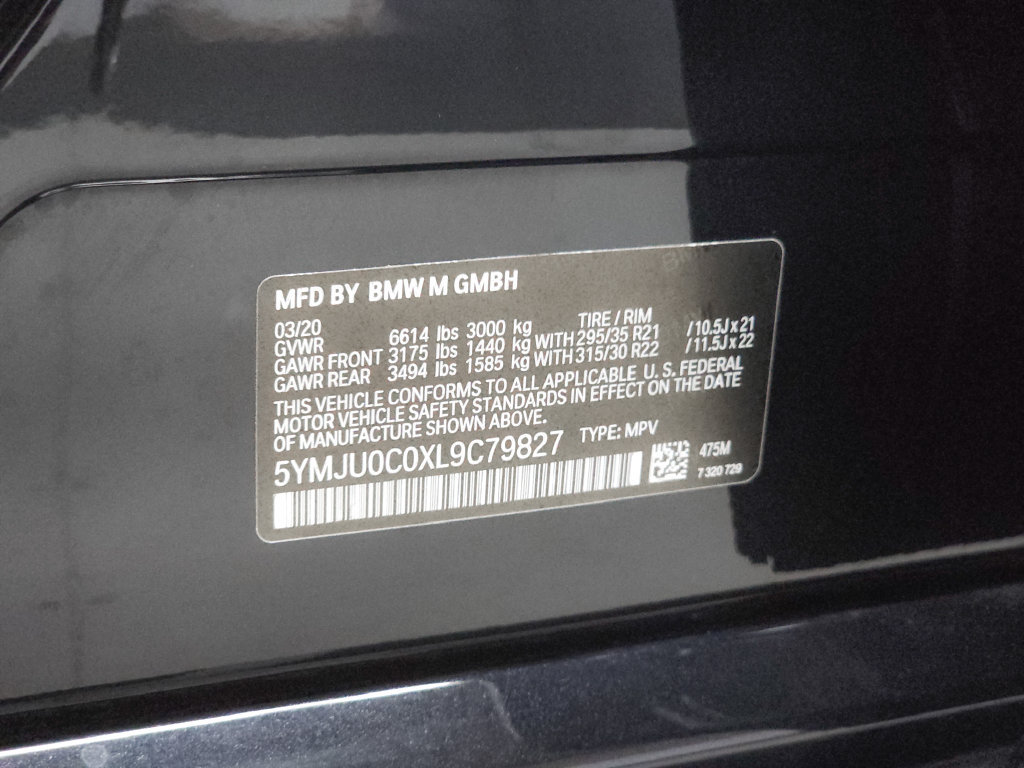 Used 2020 BMW X5 M Competition w/ Executive Package AWD/4WD image 36