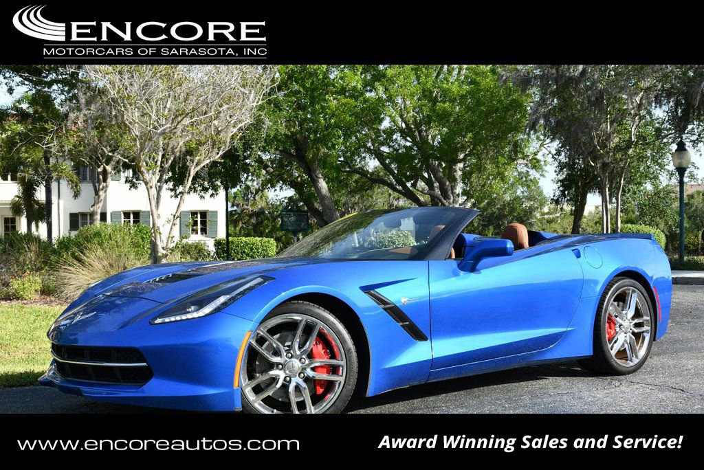 Used 2014 Chevrolet Corvette Convertible w/ 3LT w/ 3LT Preferred Equipment Group RWD image 1