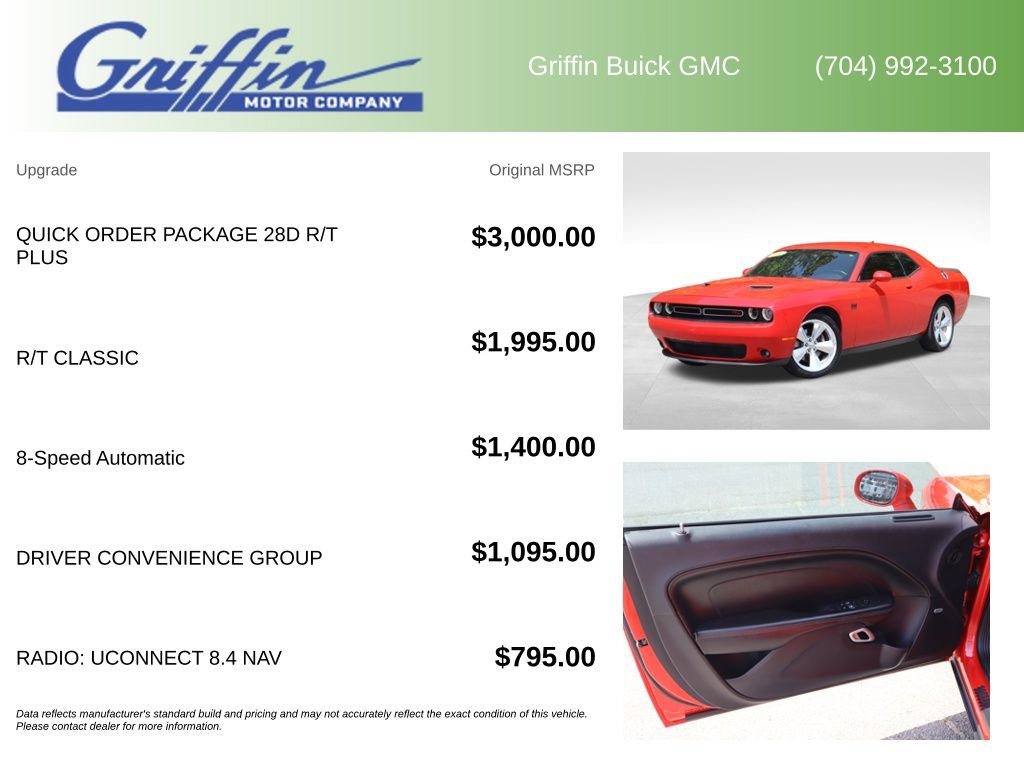 Used 2016 Dodge Challenger R/T Plus RWD image 5