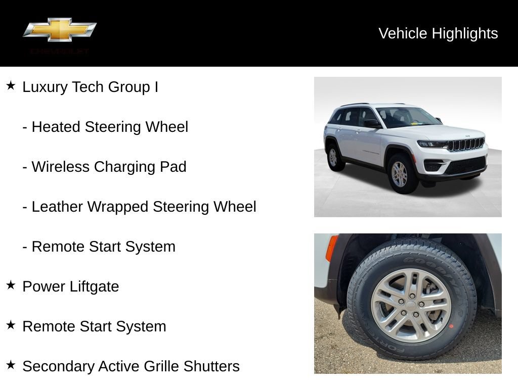 Used 2022 Jeep Grand Cherokee Laredo w/ Luxury Tech Group I AWD/4WD image 19