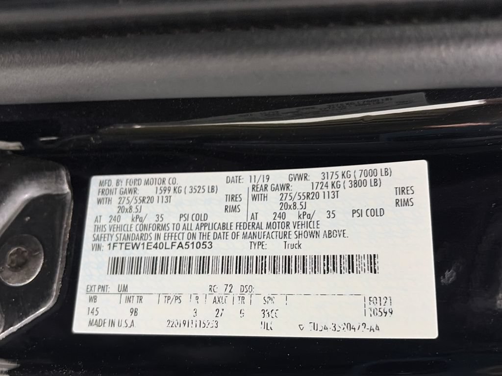 Used 2020 Ford F150 Platinum AWD/4WD image 9