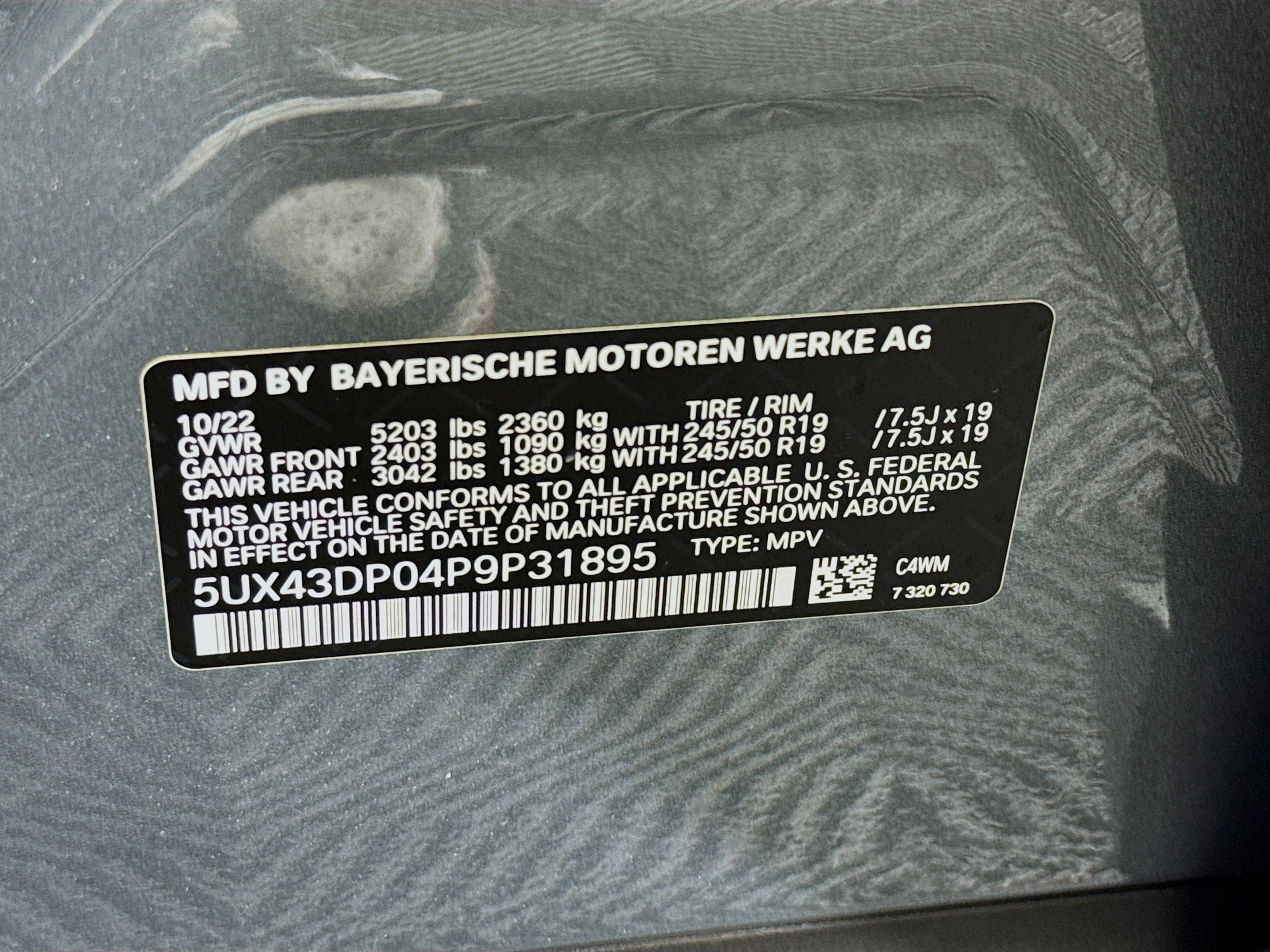 Used 2023 BMW X3 sDrive30i w/ Convenience Package RWD image 52