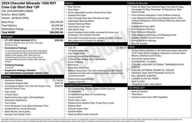 Certified 2024 Chevrolet Silverado 1500 RST w/ Z71 Off-Road Package AWD/4WD image 26