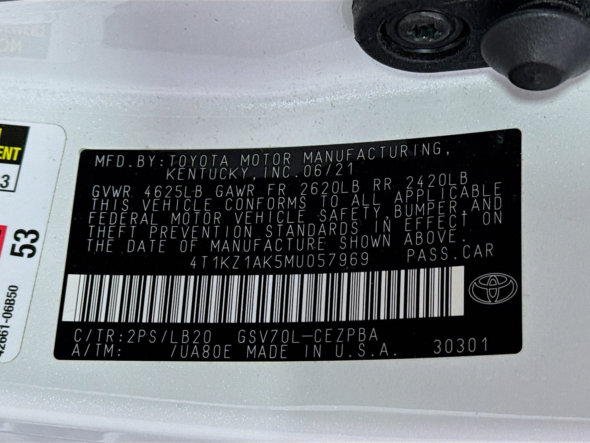 Certified 2021 Toyota Camry XSE w/ Navigation Package FWD image 35