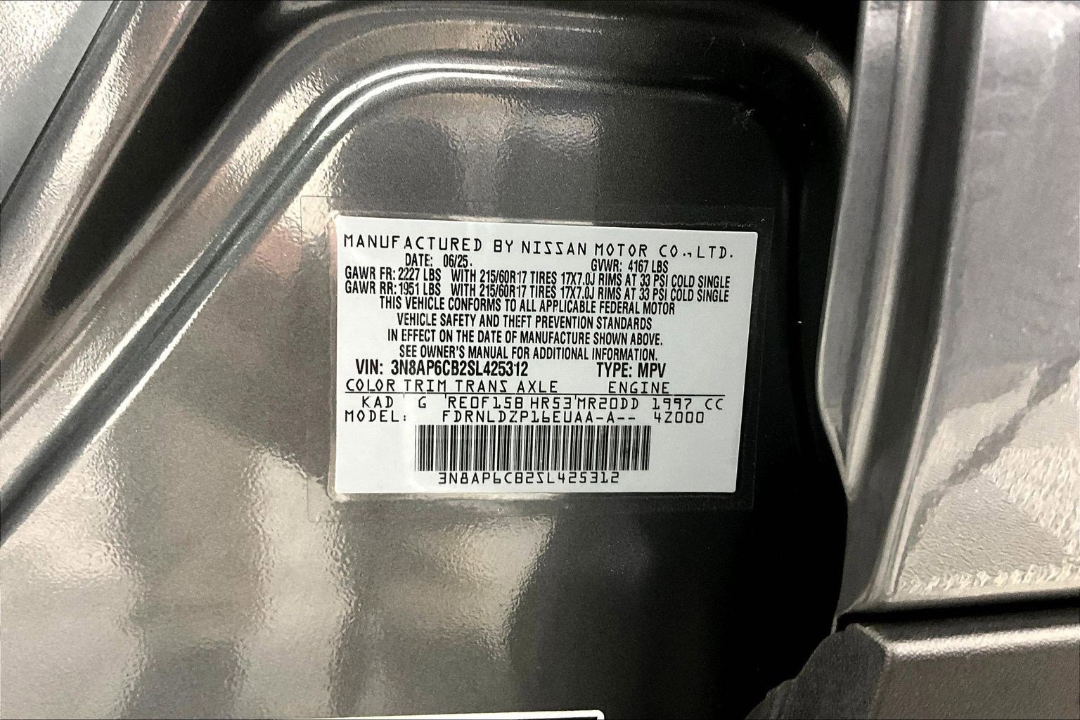 Certified 2025 Nissan Kicks SV w/ SV Premium Package image 19