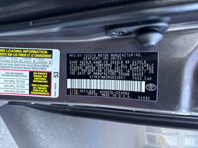 Used 2024 Toyota Camry XSE w/ Cold Weather Package FWD image 27