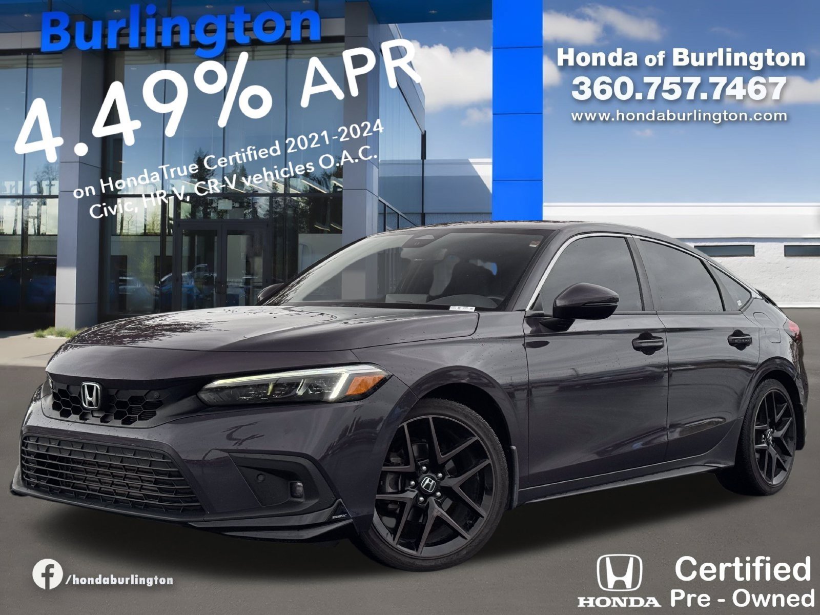 Certified 2023 Honda Civic Sport Touring 360° Tour