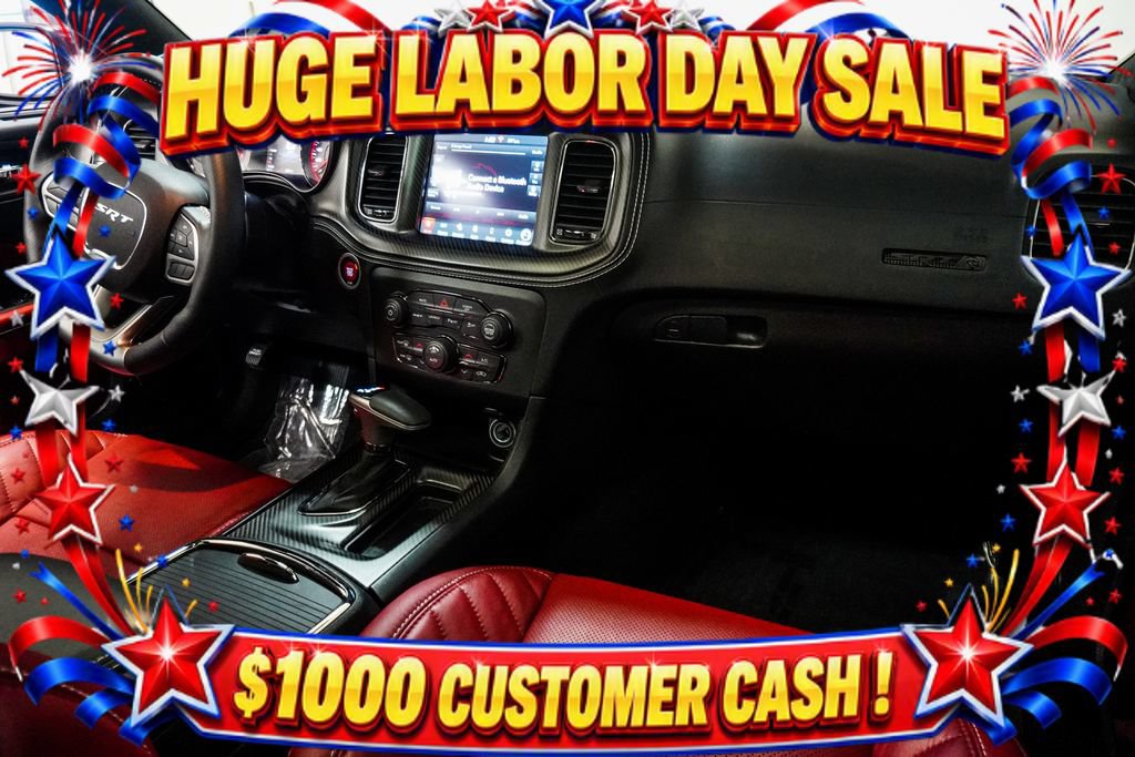 Used 2022 Dodge Charger SRT Hellcat w/ Carbon/Suede Interior Package RWD image 10