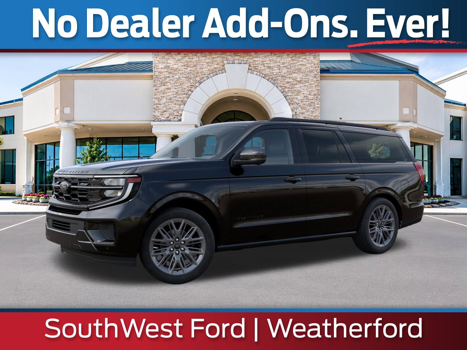 New 2027 Ford Expedition Max Platinum w/ Stealth Appearance Package AWD/4WD 360° Tour