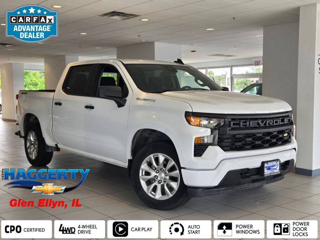 Certified 2023 Chevrolet Silverado 1500 Custom AWD/4WD image 1