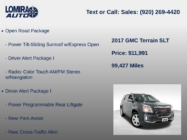 Used 2017 GMC Terrain SLT w/ Open Road Package AWD/4WD image 14