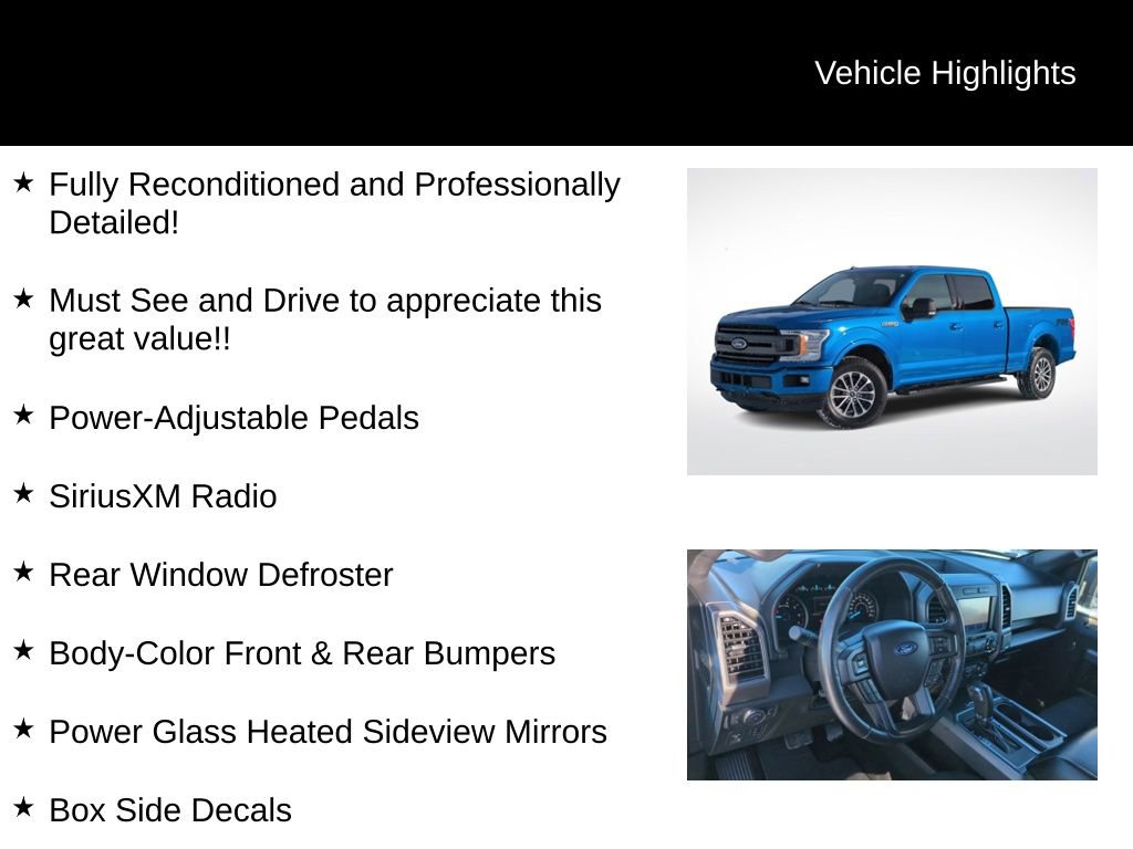 Certified 2020 Ford F150 XLT w/ Equipment Group 302A Luxury image 26