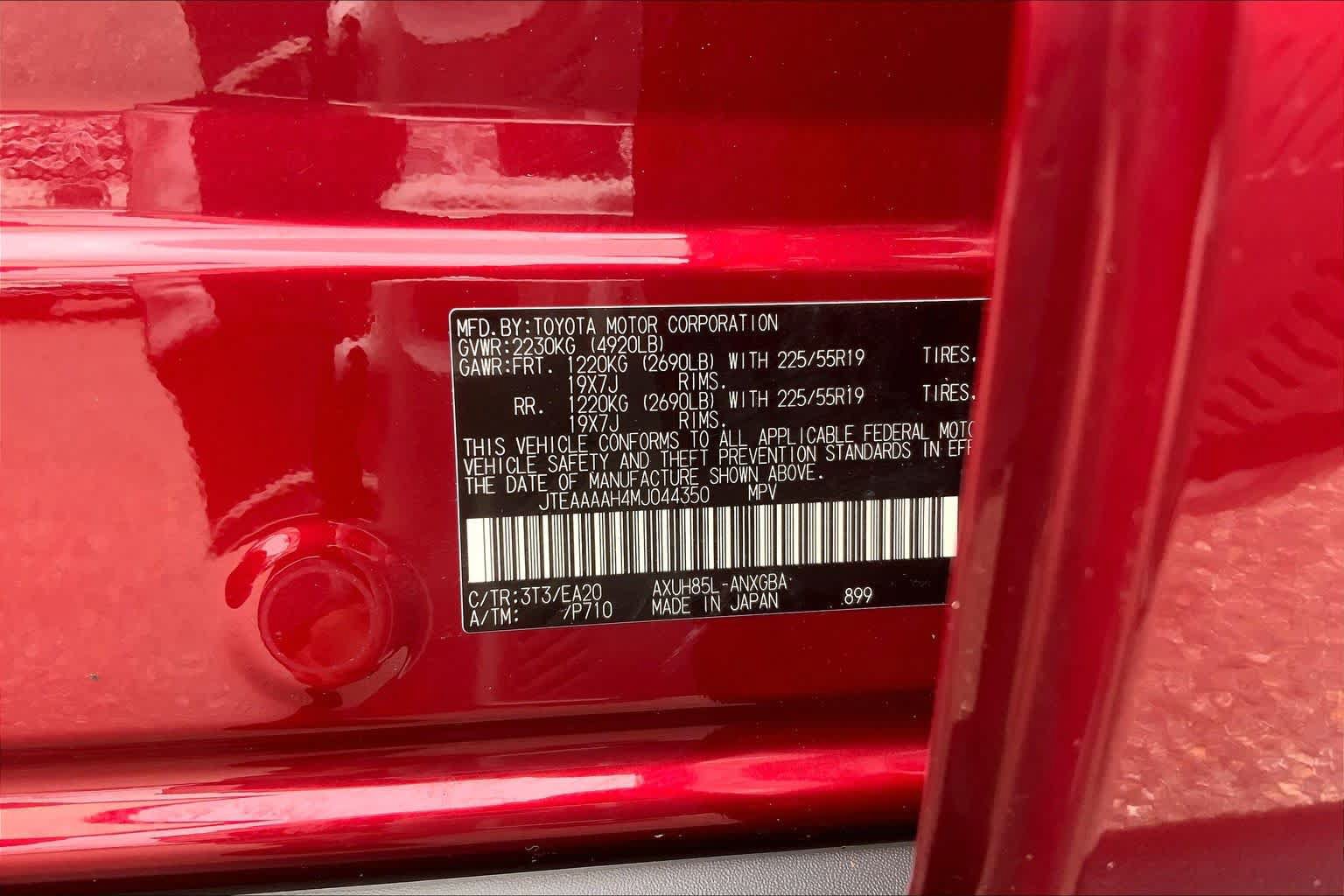 Used 2021 Toyota Venza XLE w/ Softex Package AWD/4WD image 33