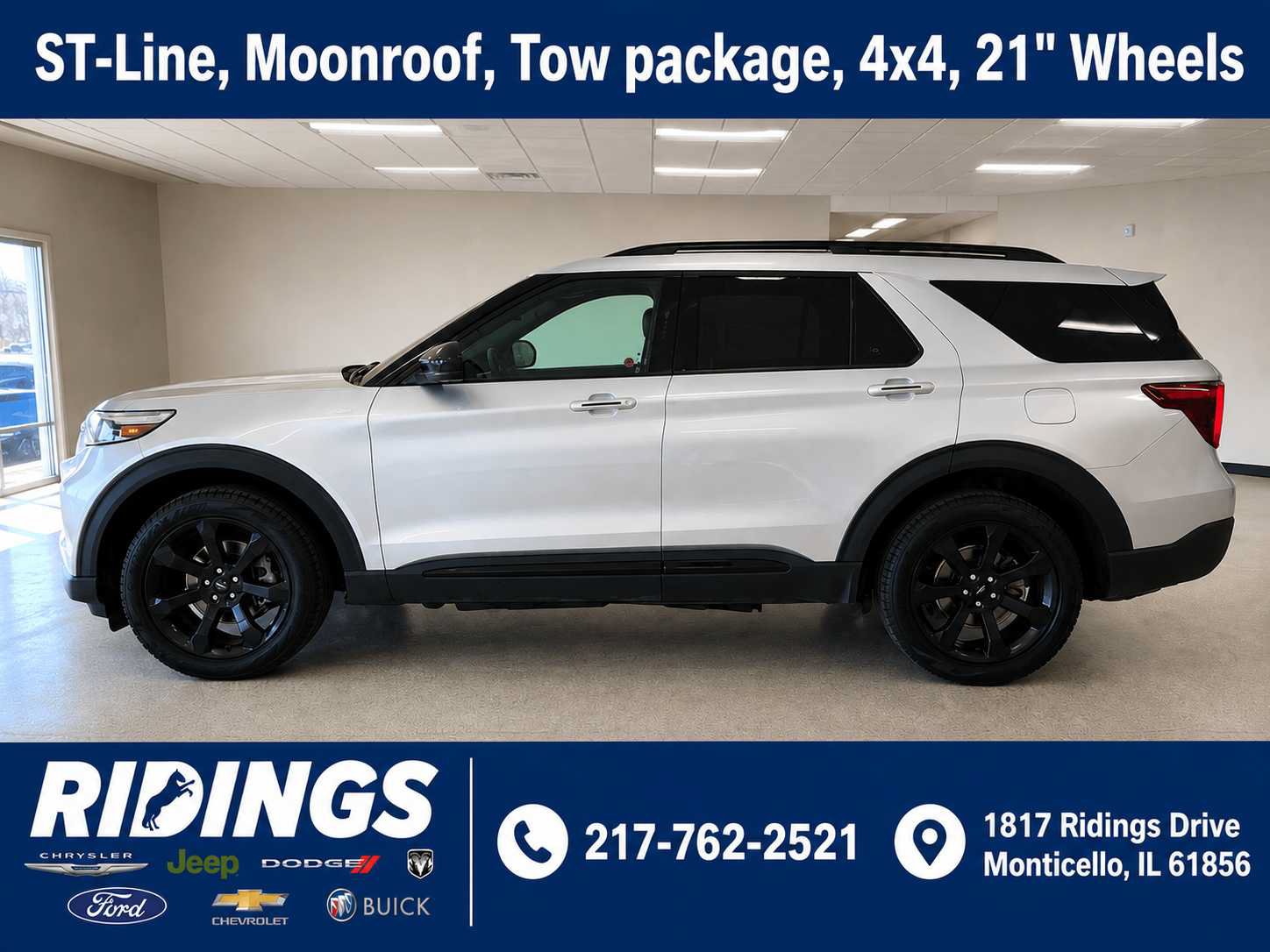 Used 2024 Ford Explorer ST-Line w/ Class IV Trailer Tow Package AWD/4WD image 1
