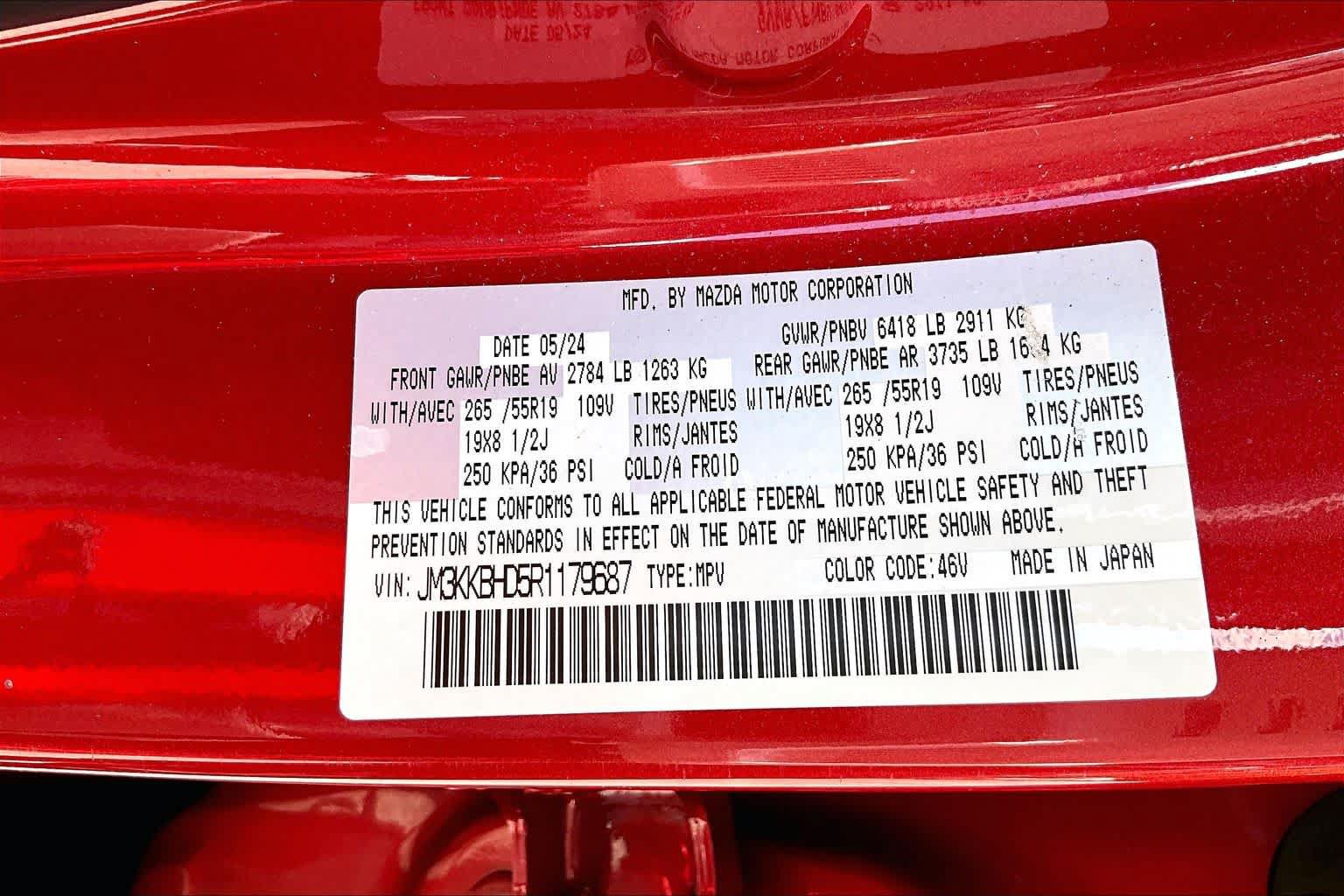 Used 2024 MAZDA CX-90 3.3 Turbo w/ Preferred Package AWD/4WD image 37