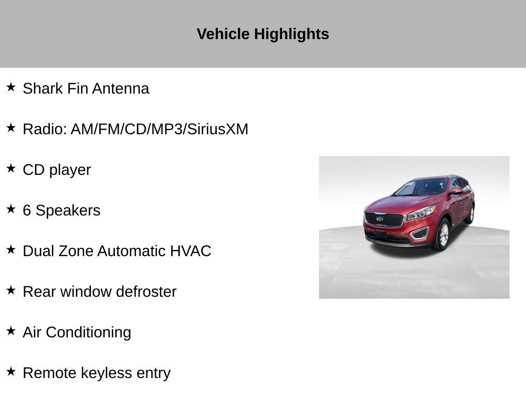 Used 2017 Kia Sorento AWD w/ LX Convenience Package image 27