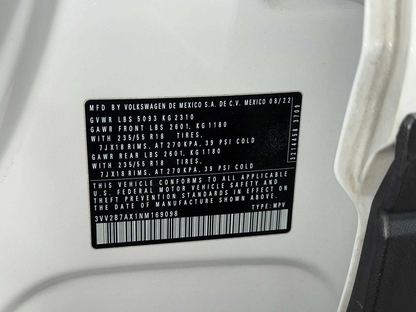 Used 2022 Volkswagen Tiguan SE image 14