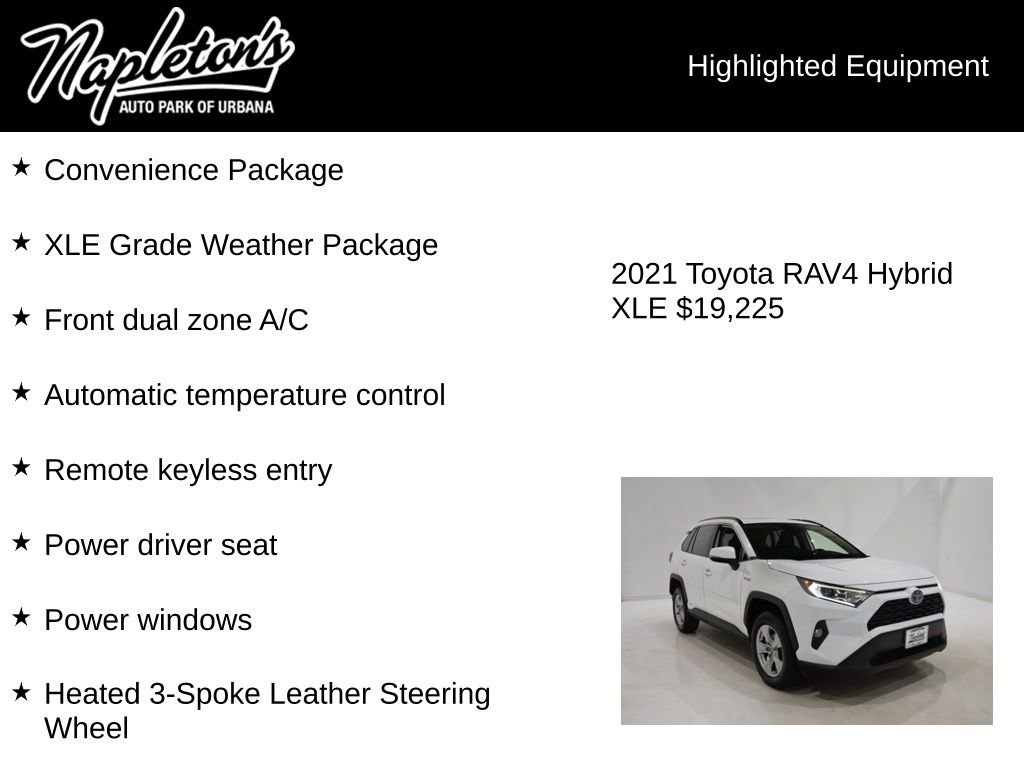 Used 2021 Toyota RAV4 XLE w/ Convenience Package AWD/4WD image 15