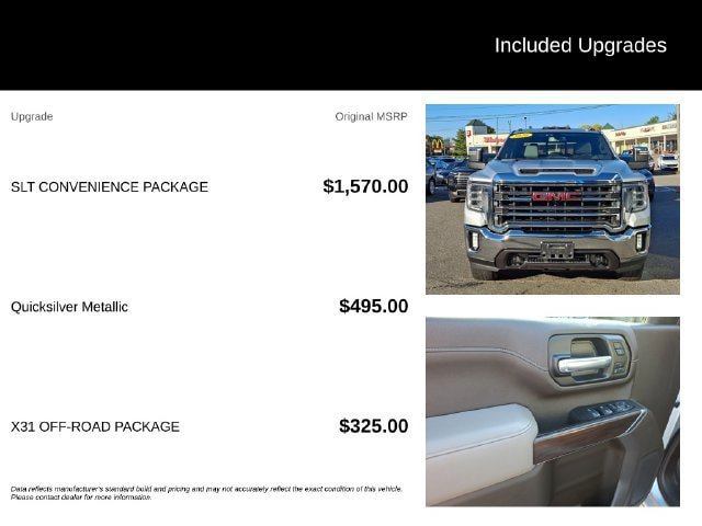 Used 2020 GMC Sierra 2500 SLT w/ SLT Convenience Package AWD/4WD image 8