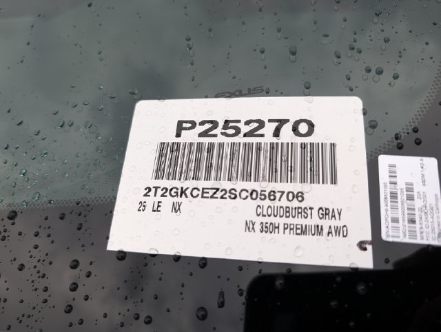 Used 2025 Lexus NX 350h AWD w/ Cold Area Package image 36