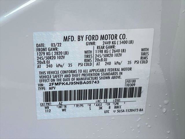 Used 2022 Ford Edge ST-Line w/ Cargo Accessory Package image 20