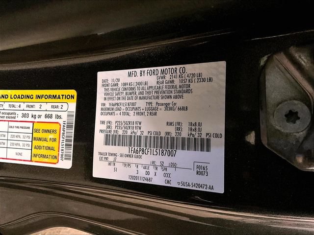 Used 2020 Ford Mustang GT Premium w/ Equipment Group 401A RWD image 32