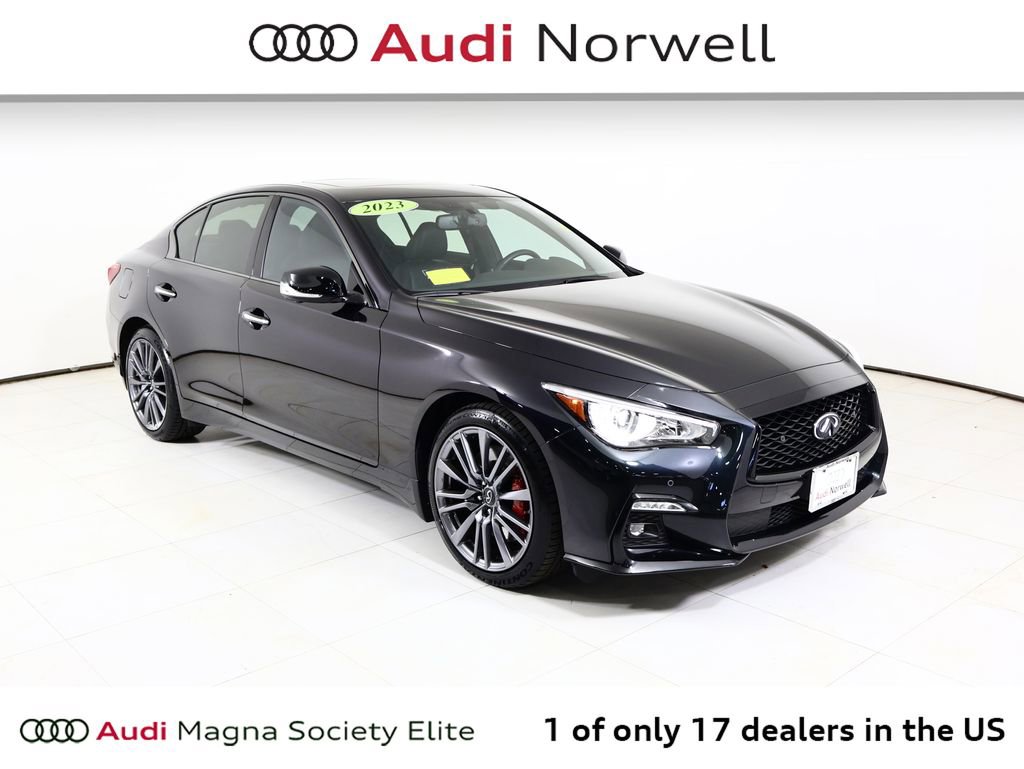 Used 2023 INFINITI Q50 Red Sport 400 w/ Black Opal Edition AWD/4WD image 1