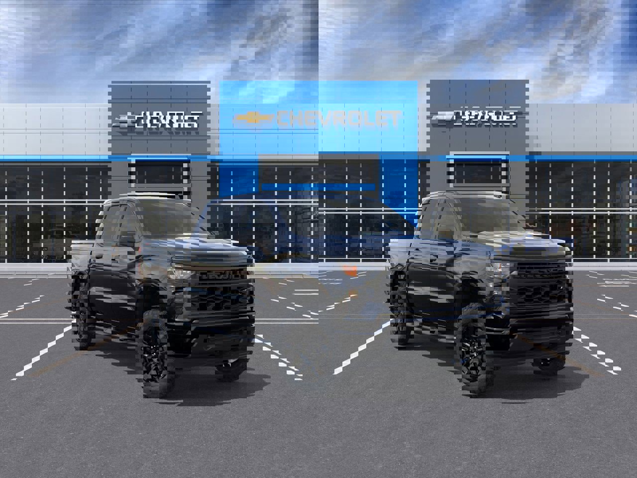 New 2026 Chevrolet Silverado 1500 Custom w/ Turbomax Blackout Package image 1
