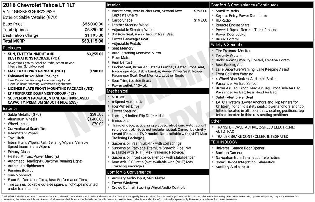 Used 2016 Chevrolet Tahoe LT image 11