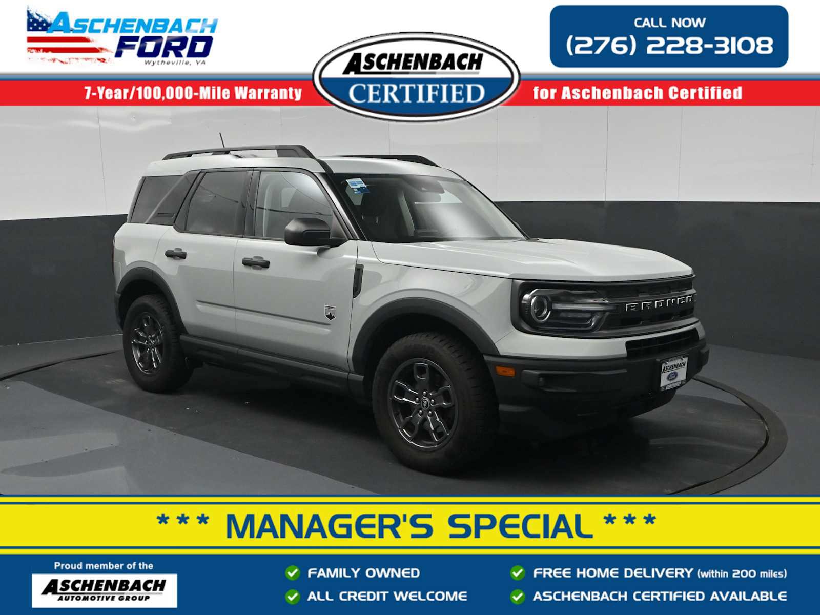 Certified 2021 Ford Bronco Sport Big Bend AWD/4WD image 1