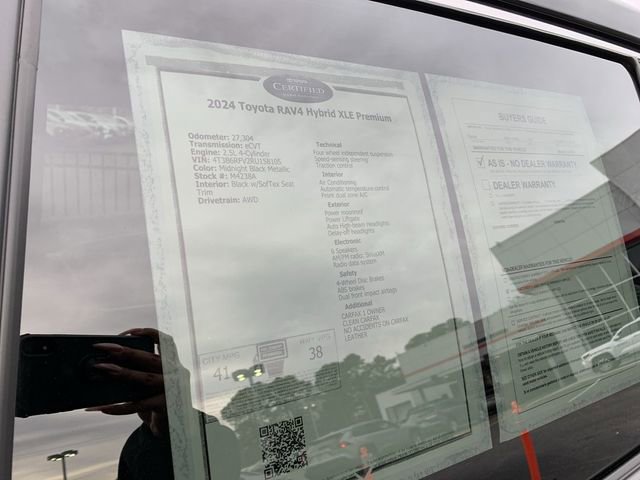 Certified 2024 Toyota RAV4 XLE Premium image 38
