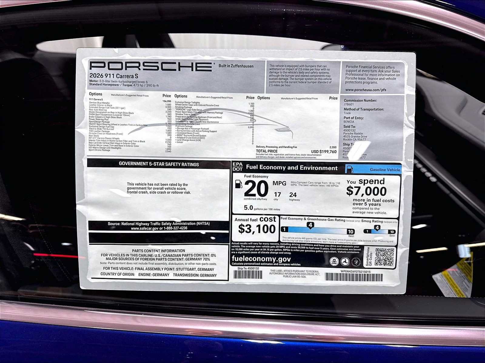 Used 2026 Porsche 911 Carrera S RWD image 32