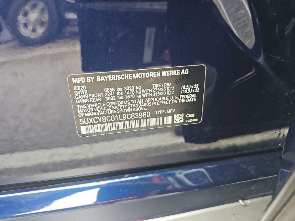 Used 2020 BMW X6 M50i w/ Executive Package image 38