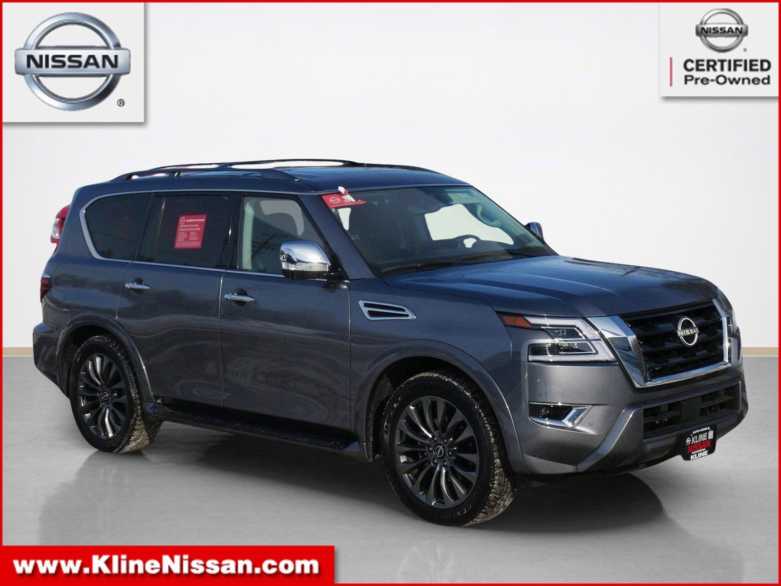Certified 2024 Nissan Armada Platinum w/ Captain's Chairs Package