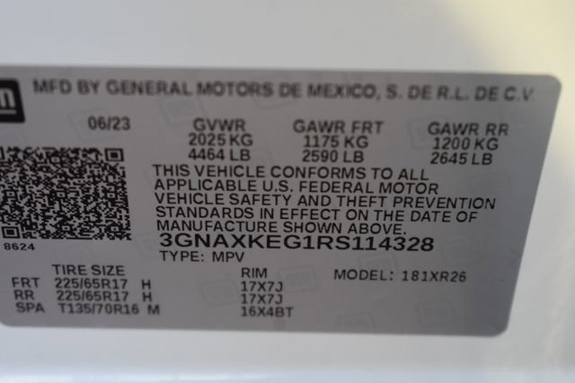 Certified 2024 Chevrolet Equinox LT w/ LPO, Floor Liner Package image 39