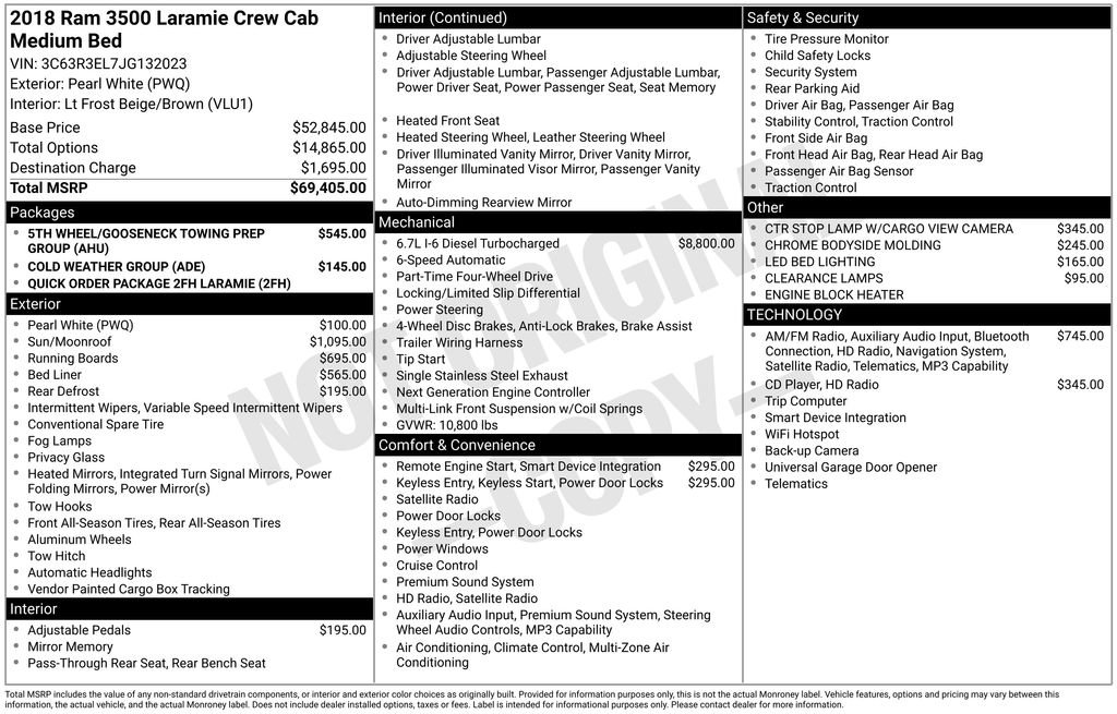 Used 2018 RAM 3500 Laramie image 21