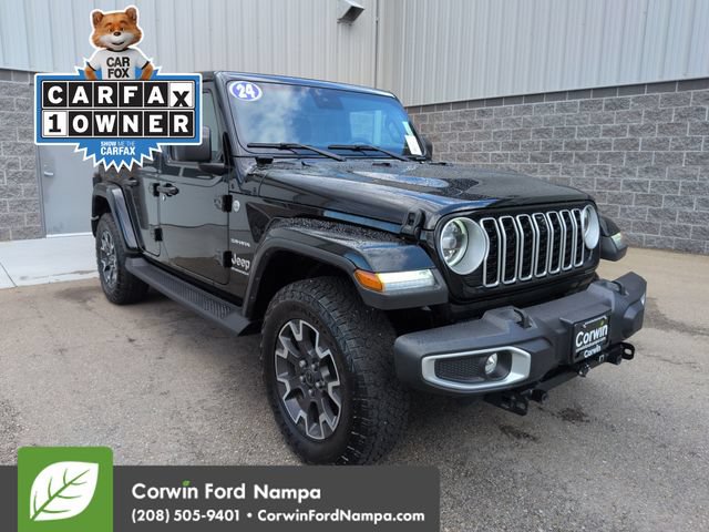 Used 2024 Jeep Wrangler Unlimited Sahara w/ Technology Group